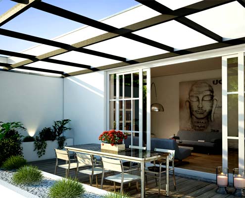 Cómo cerrar una terraza con policarbonato: la mejor opción para aprovechar tu espacio exterior