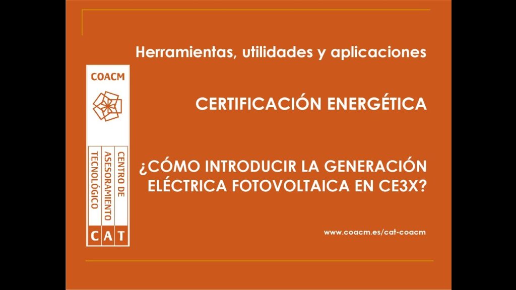 Descubre cómo introducir paneles fotovoltaicos en CE3X: paso a paso